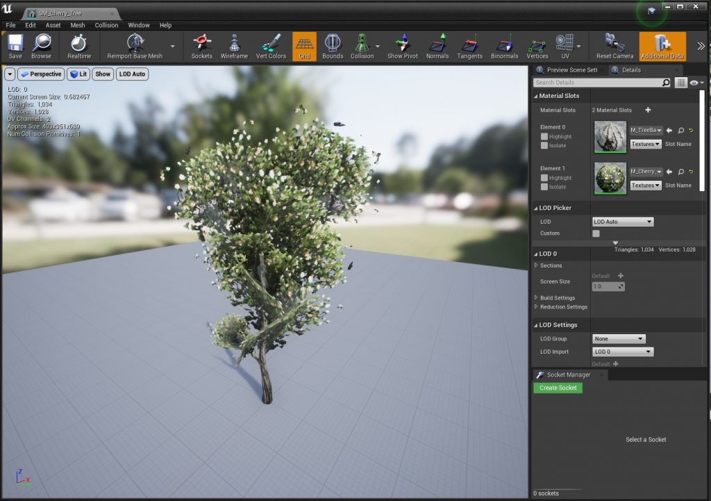 Static Mesh Editor