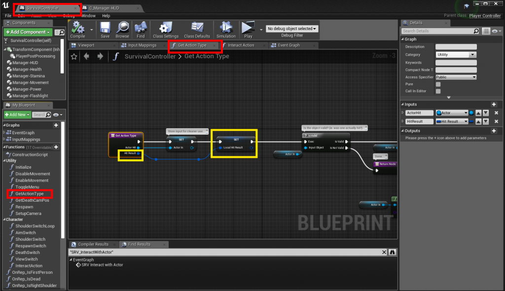 GetActionType input