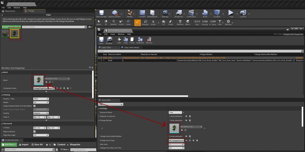 Adding a Tree resource to the Data Table