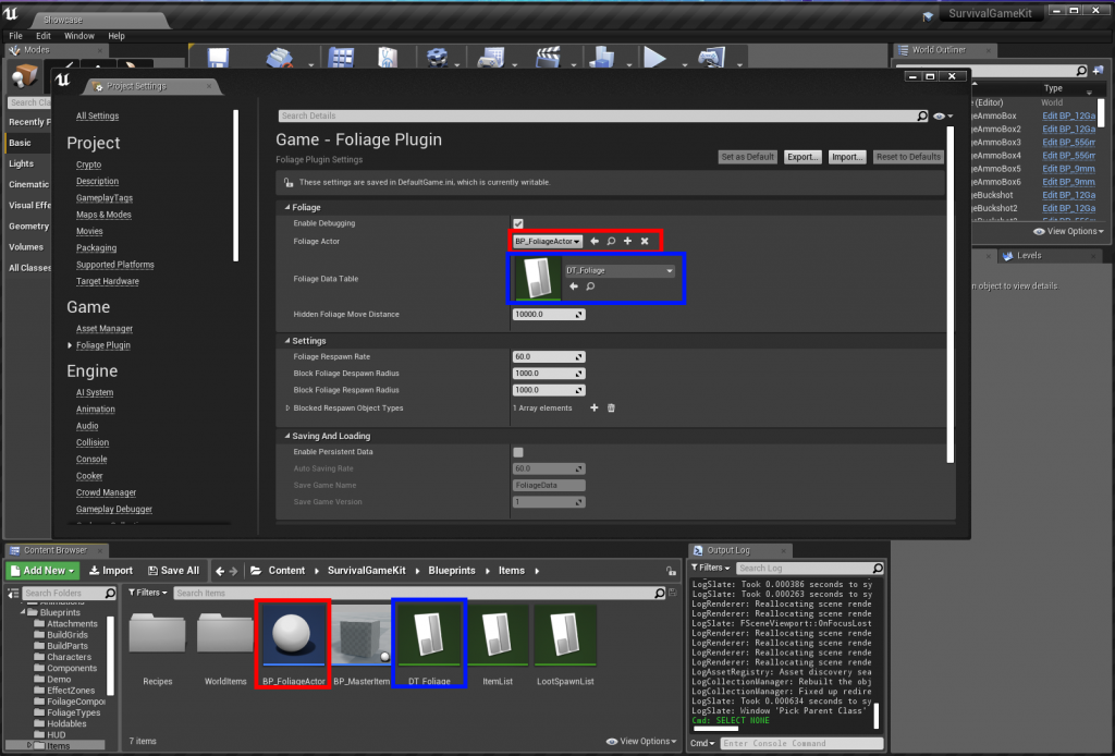 Project Settings