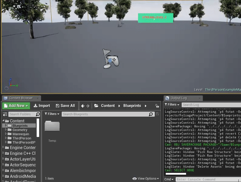 Create a Foliage Data Table