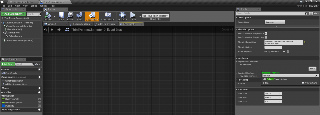 Implement the Foliage Plugin Interface